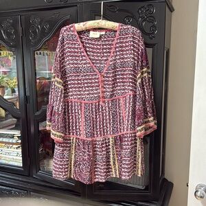 Anthropologie bell sleeve blouse